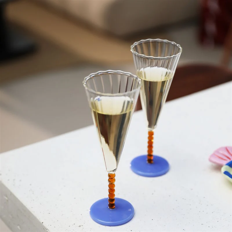 Perle Flute Glasses | Set of 2 - Image 3
