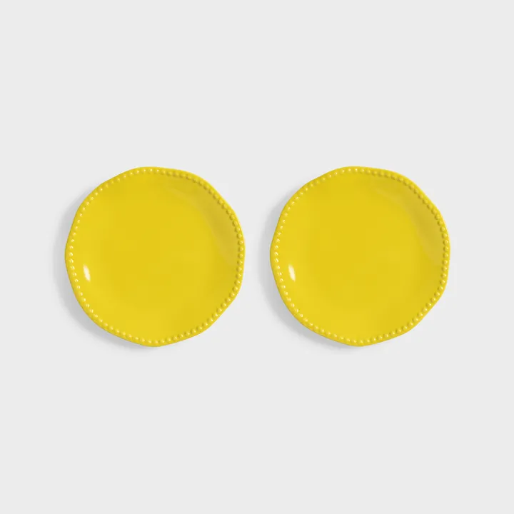 Perle Plate | Set of 2 (Yellow)