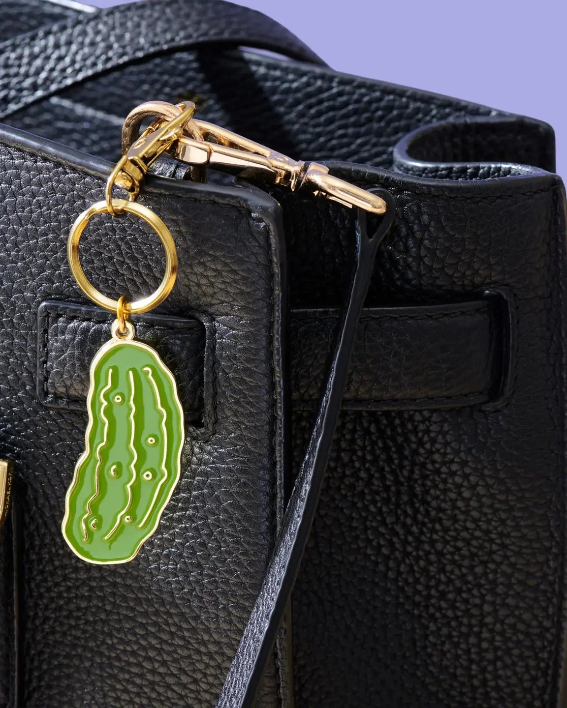 Pickle Enamel Keychain & Bag Charm - Image 2
