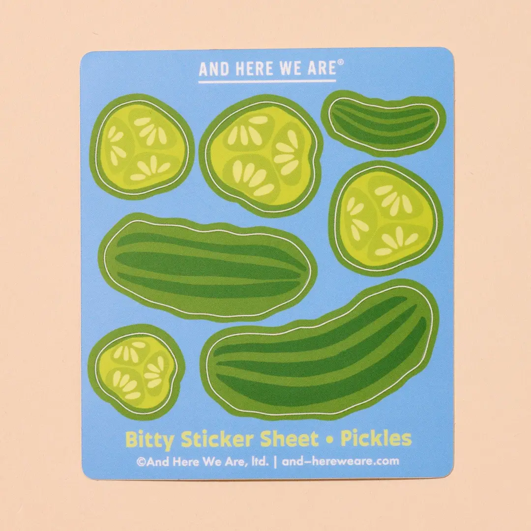 Pickles Bitty Vinyl Sticker Sheet