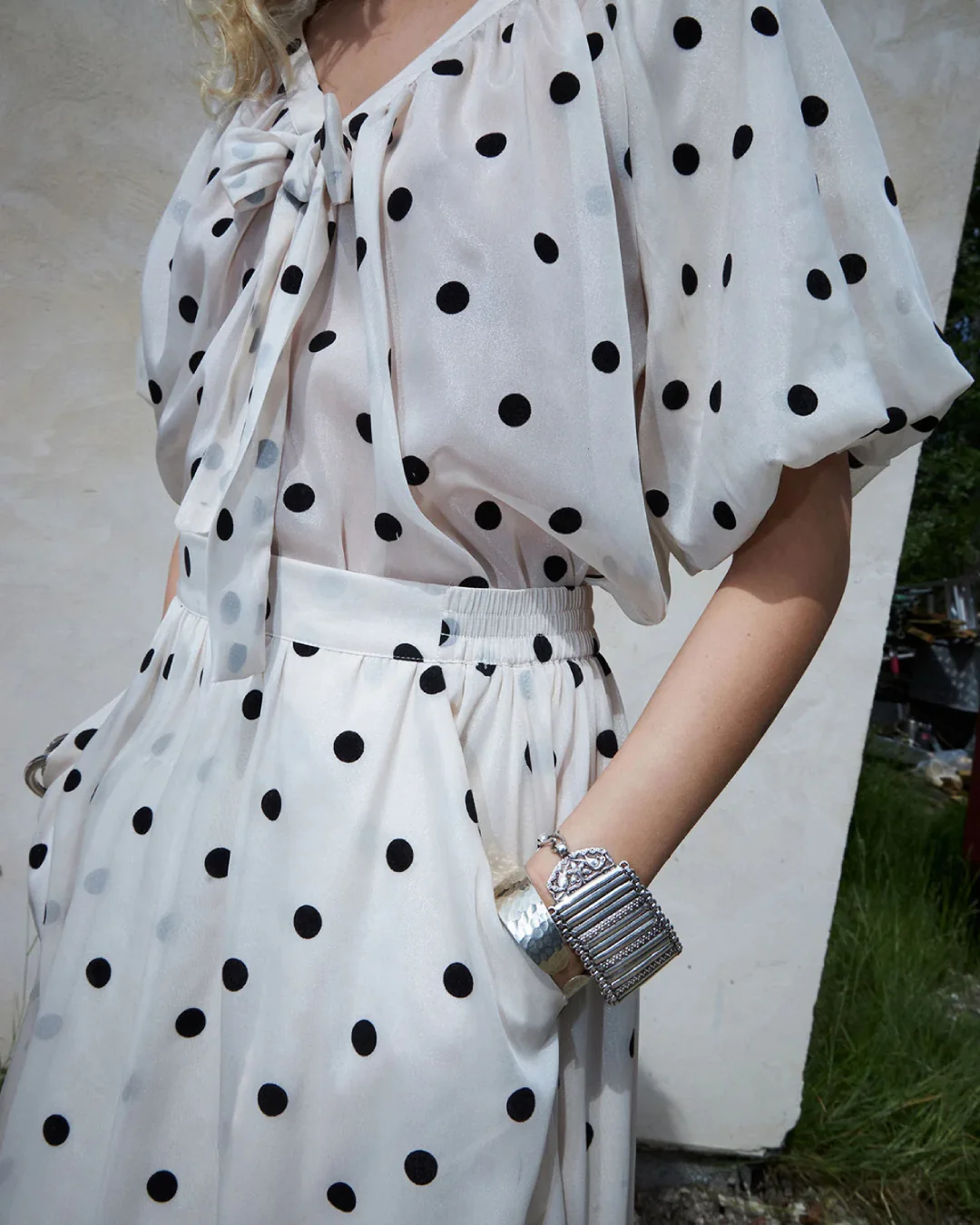 PineLL Blouse SS (Creme) - Image 4
