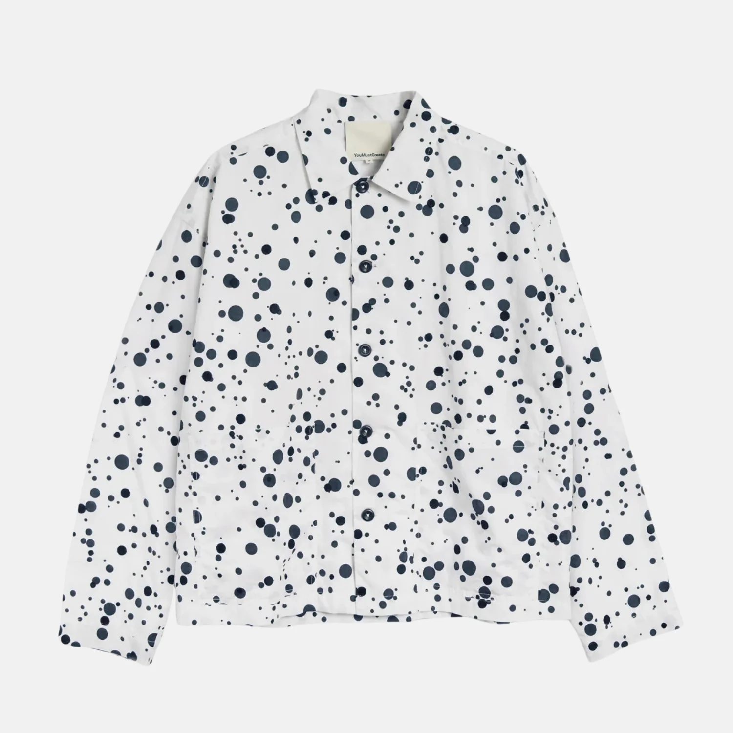 PJ Overshirt (White + Black)