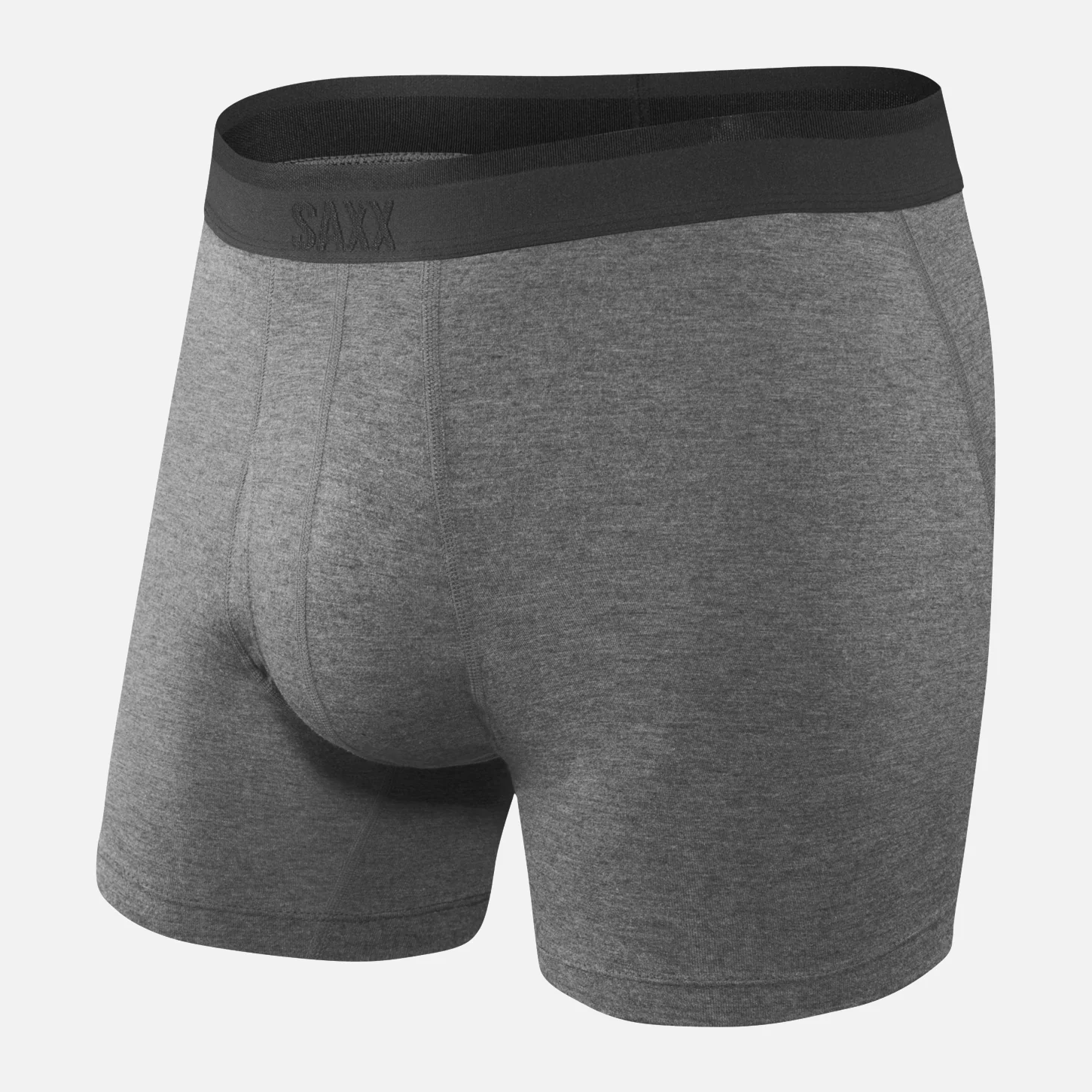 Platinum Boxer Brief Fly (Dark Charcoal Heather)