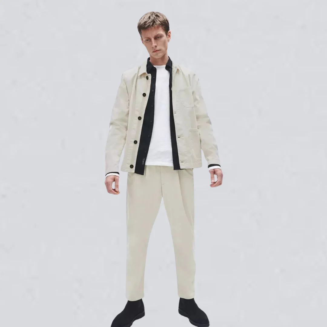 Pleated Chino (Turtledove) - Image 3