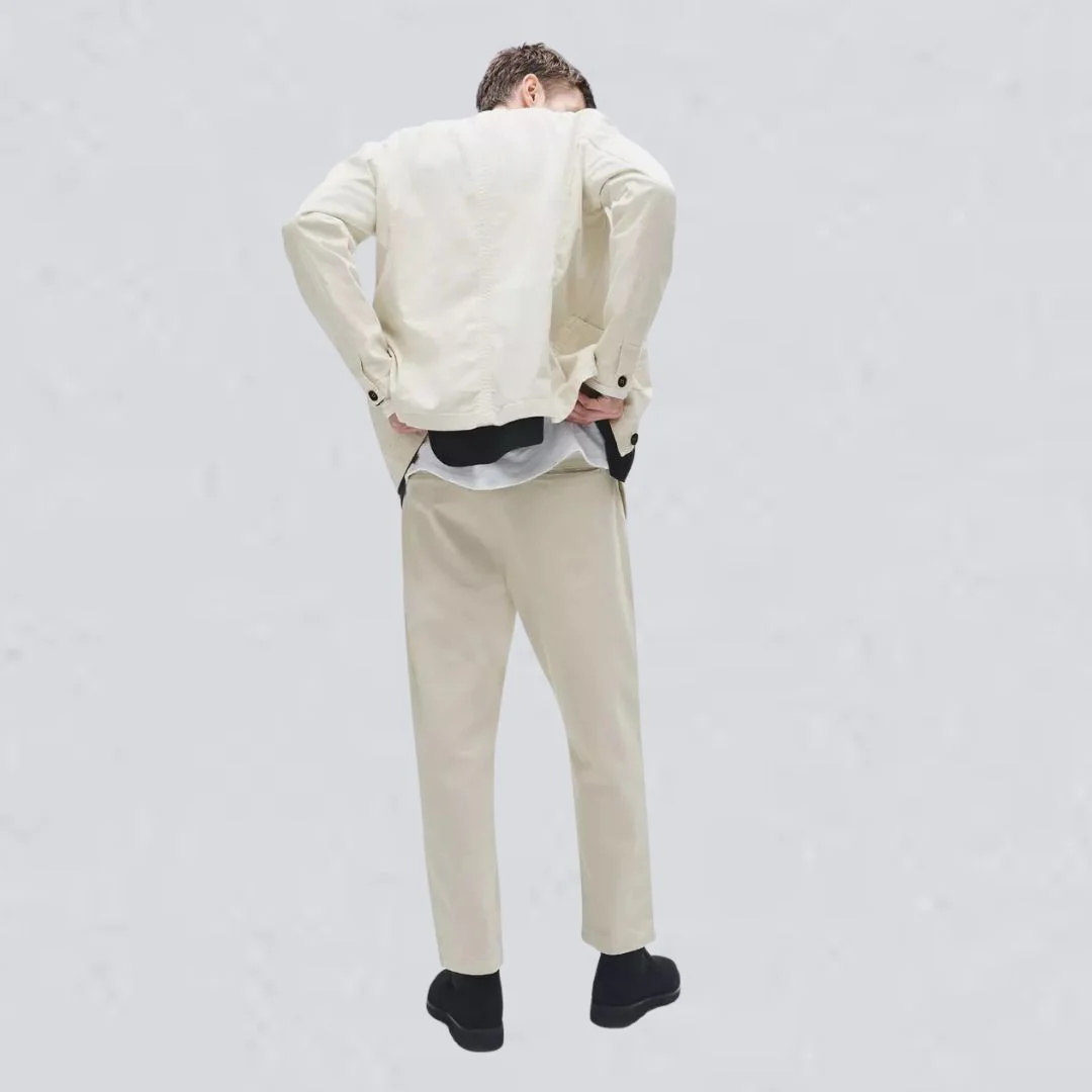 Pleated Chino (Turtledove) - Image 4