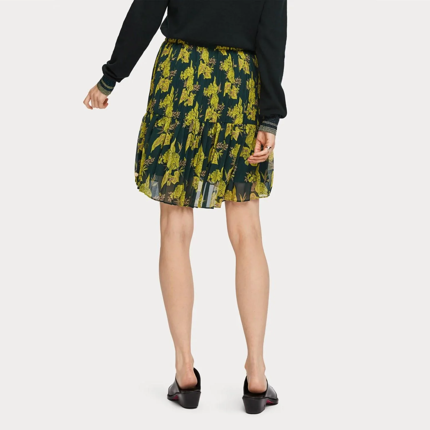 Pleated Peplum Skirt - Image 3