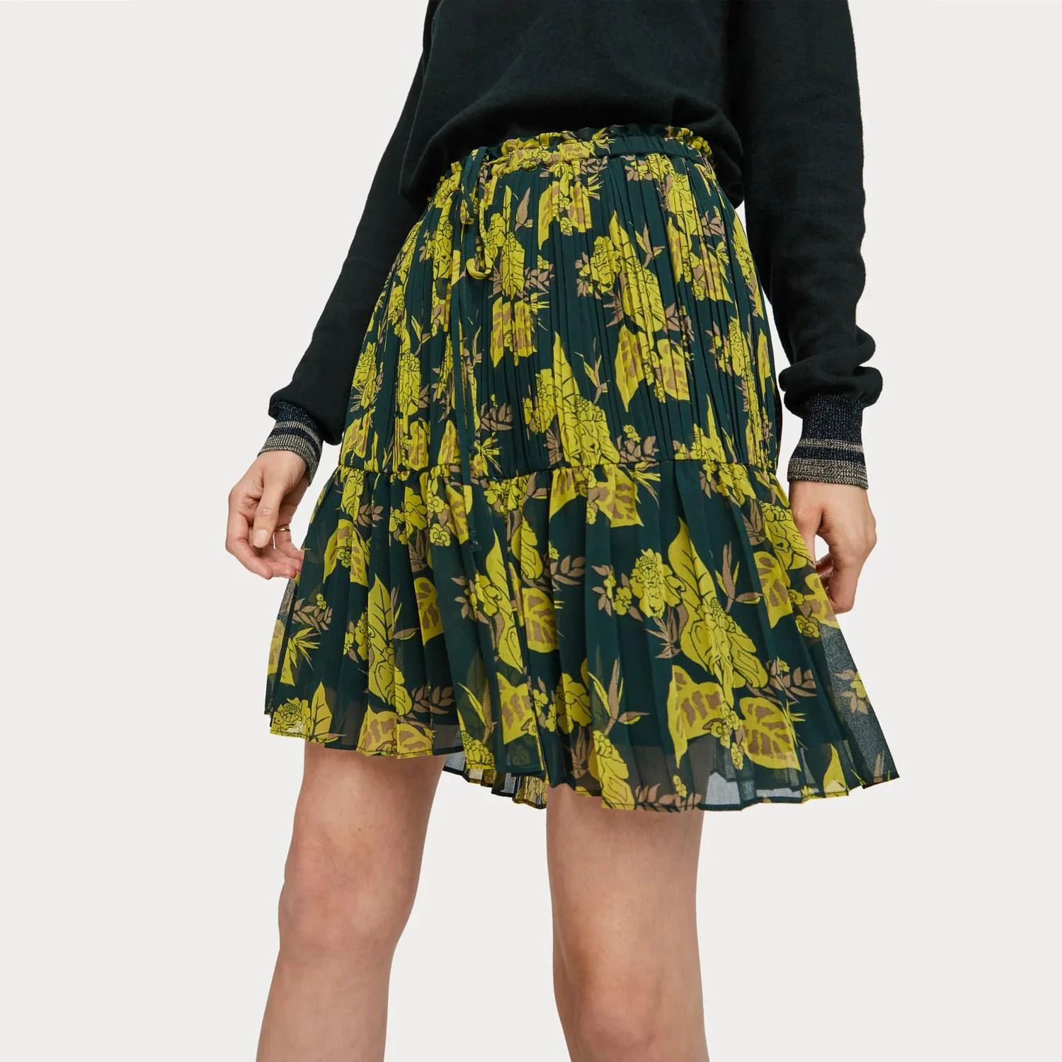 Pleated Peplum Skirt - Image 4