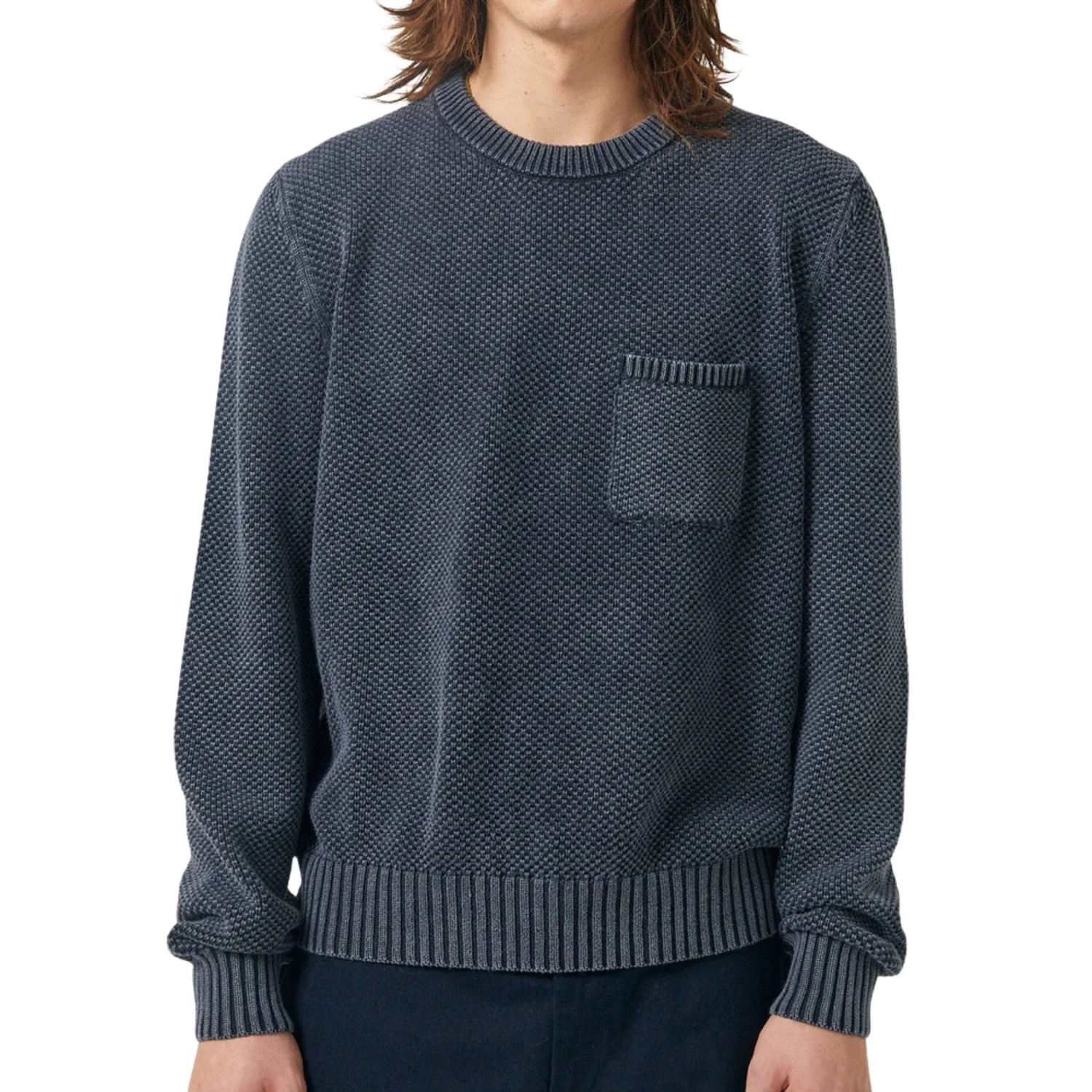 Pocket Crewneck (Black) - Image 2
