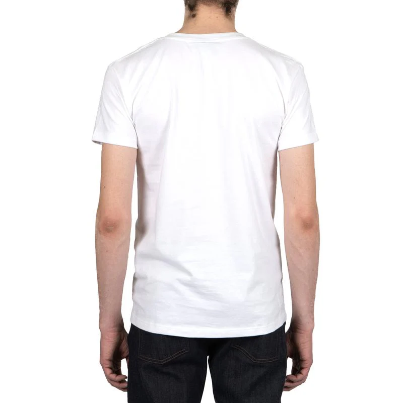 Pocket Tee (White + Flower Painting) - Image 3