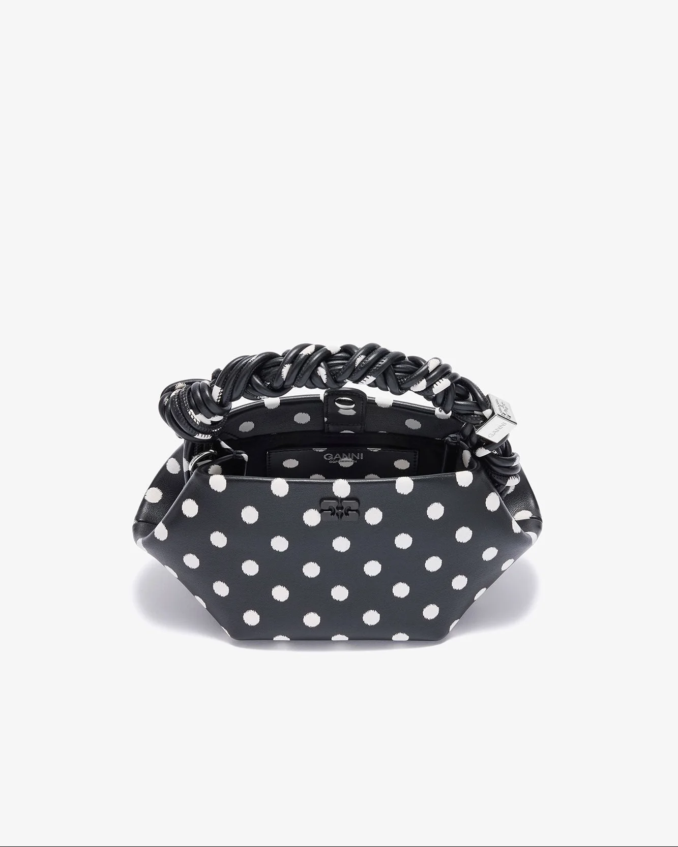 Polka Dot Mini Bou Bag (Black) - Image 3