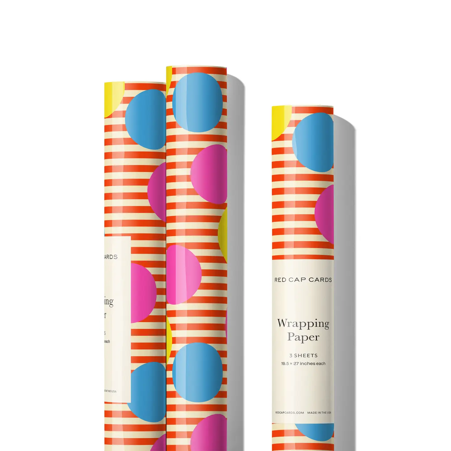 Polka Dots Wrap Sheets (Roll of 3) - Image 3