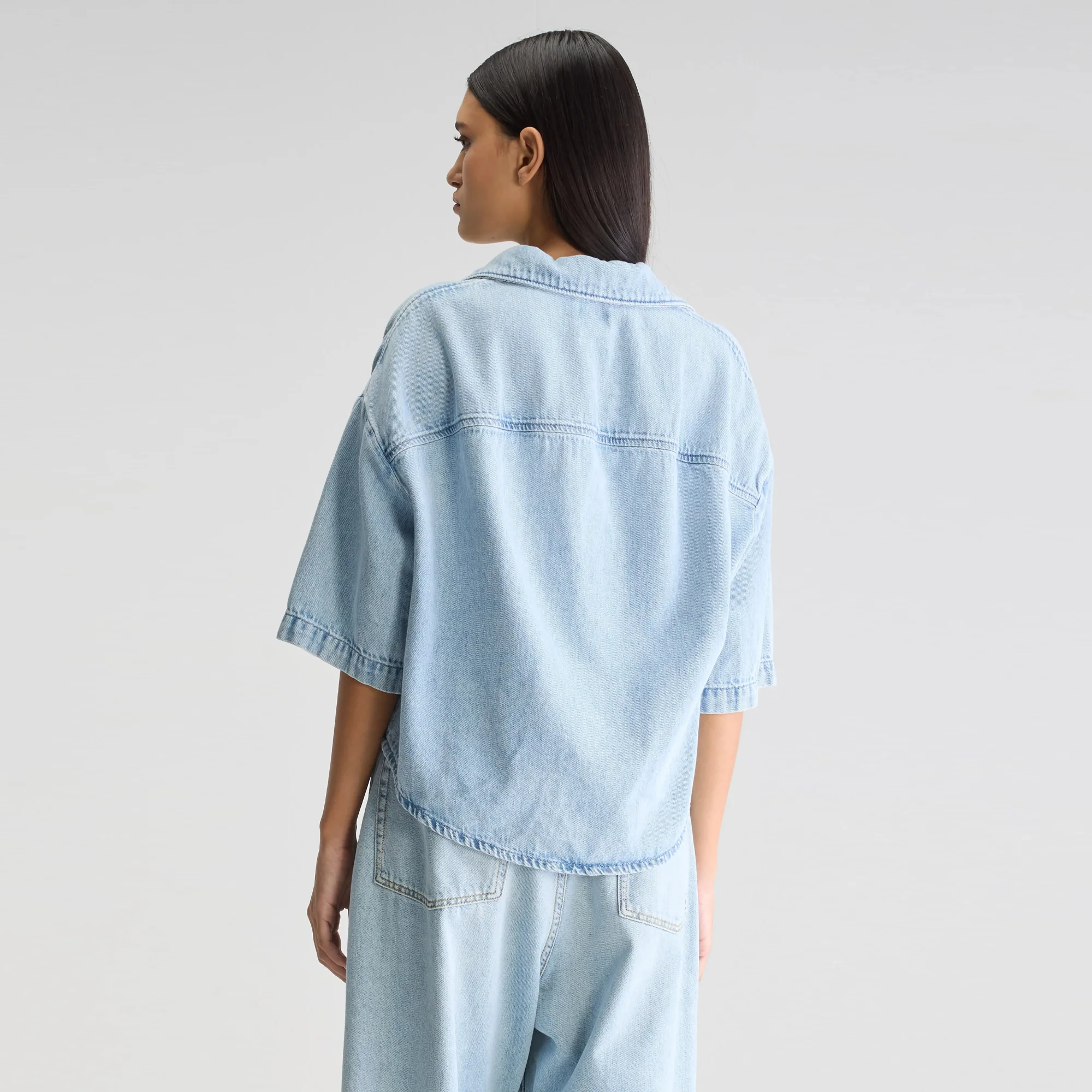 Pool Denim Shirt (Light Blue Beach) - Image 3