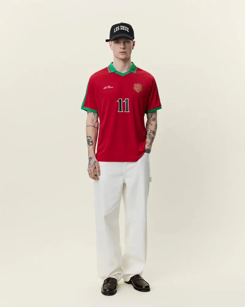 Portugal Football Jersey (Chili Pepper Red)