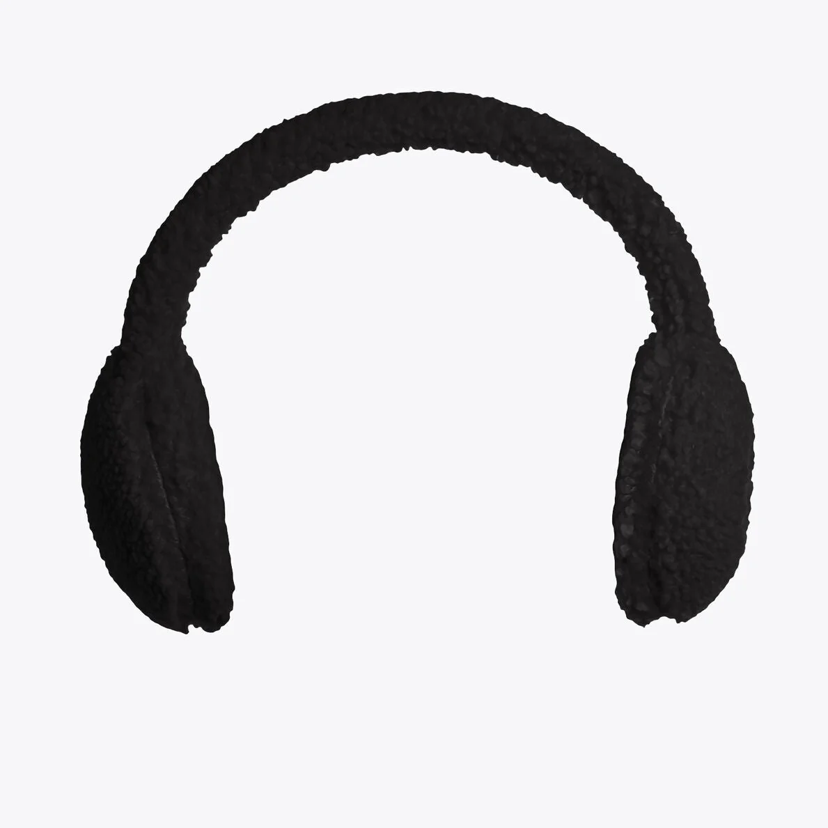 Power Curly Fleece Earmuffs (Black)