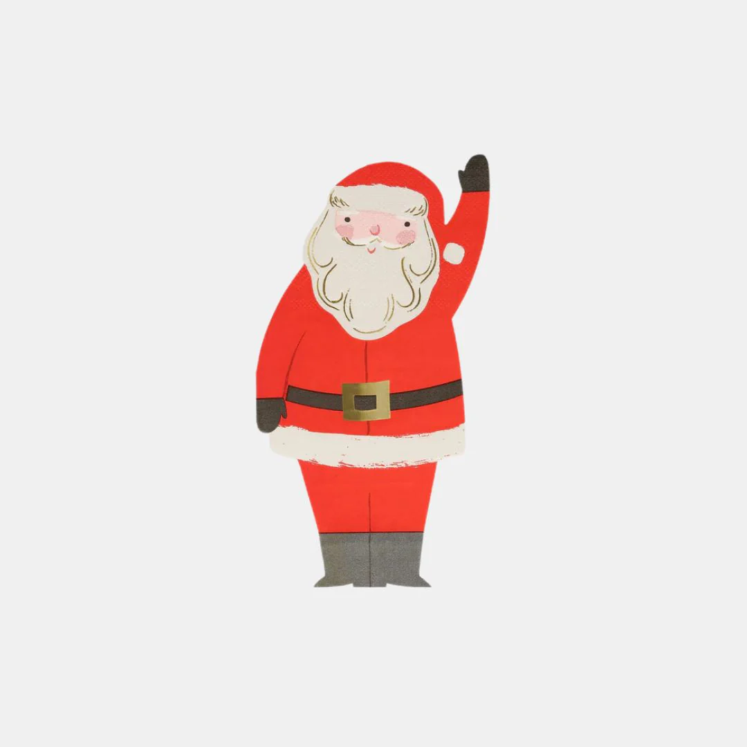 Jolly Christmas Santa Napkins