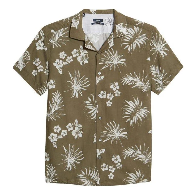 Printed Camp Collar Shirt (504)