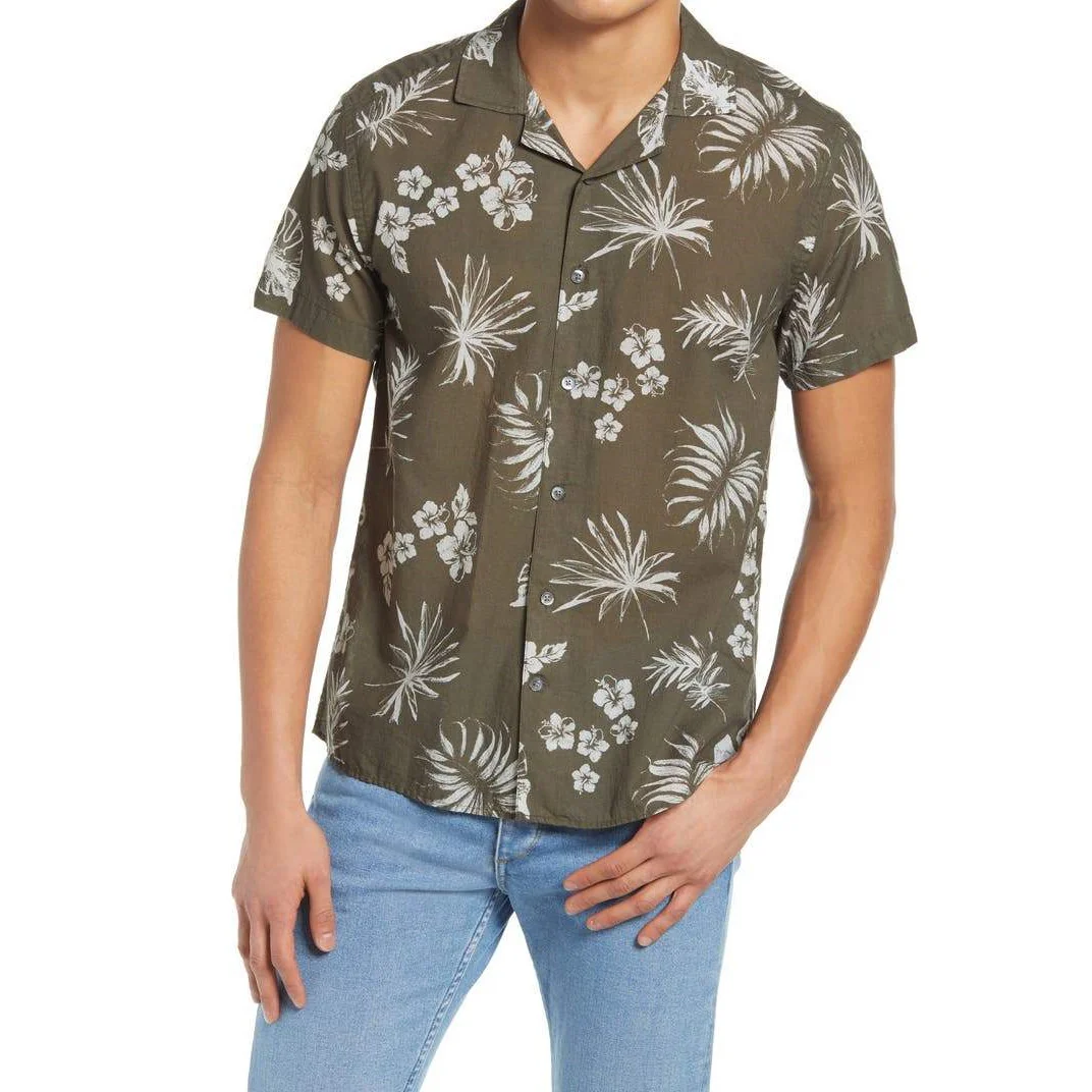Printed Camp Collar Shirt (504) - Image 2