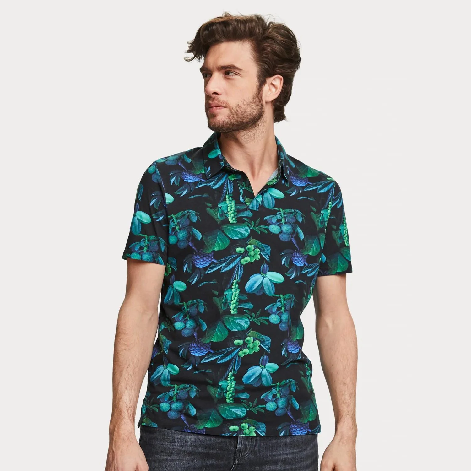 Printed Mercerised Polo