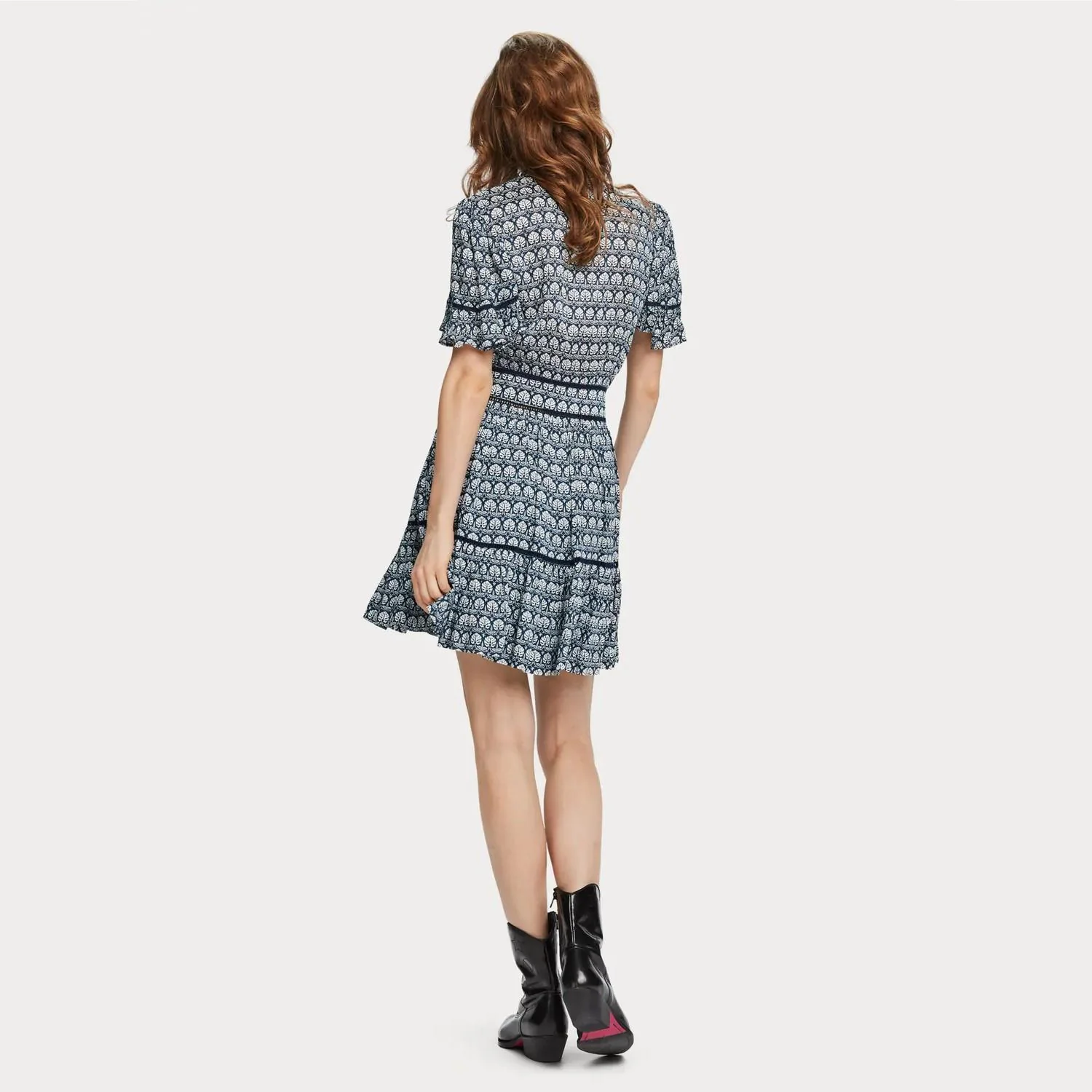 Printed Viscose Dress - Image 3