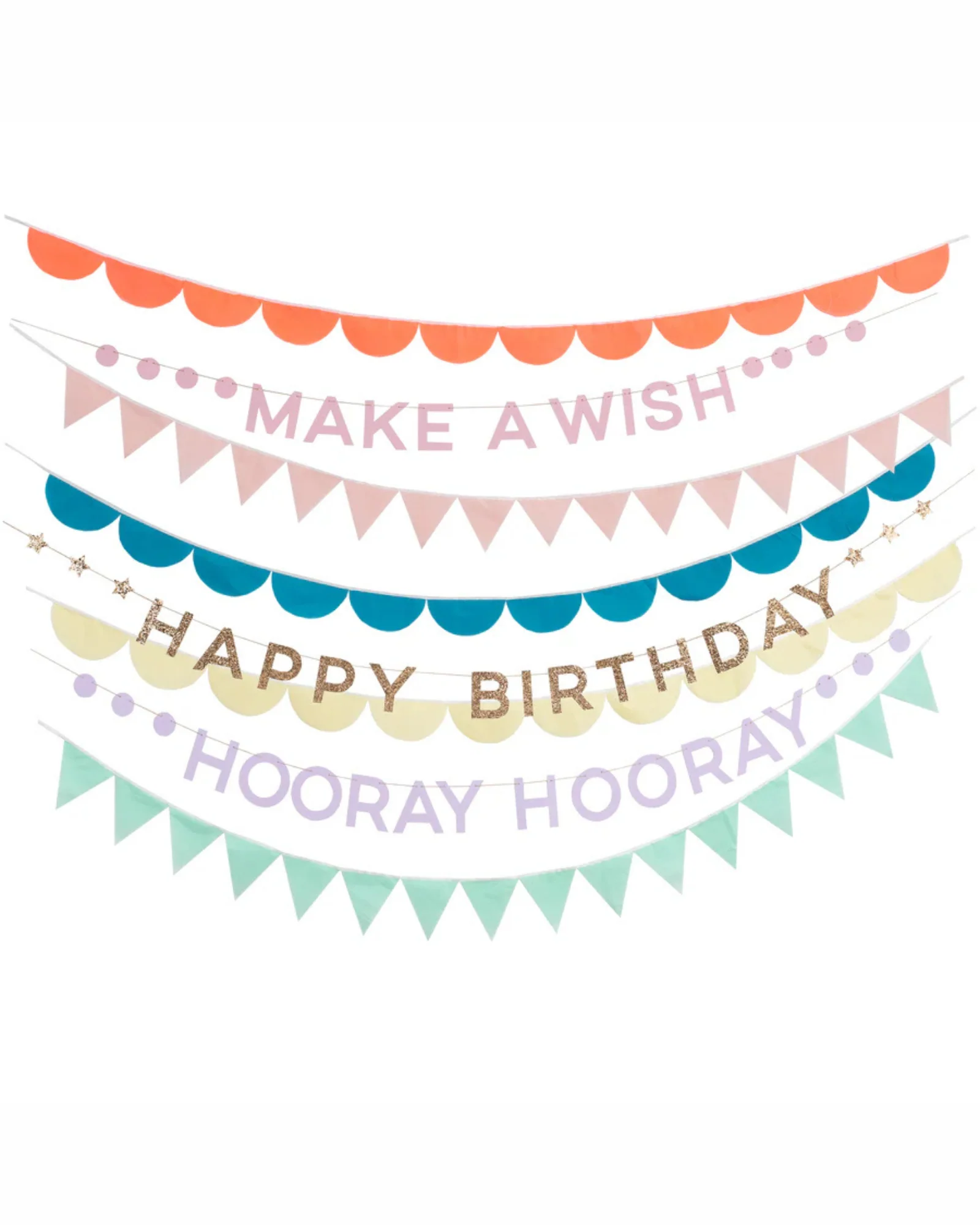 Rainbow Birthday Garland