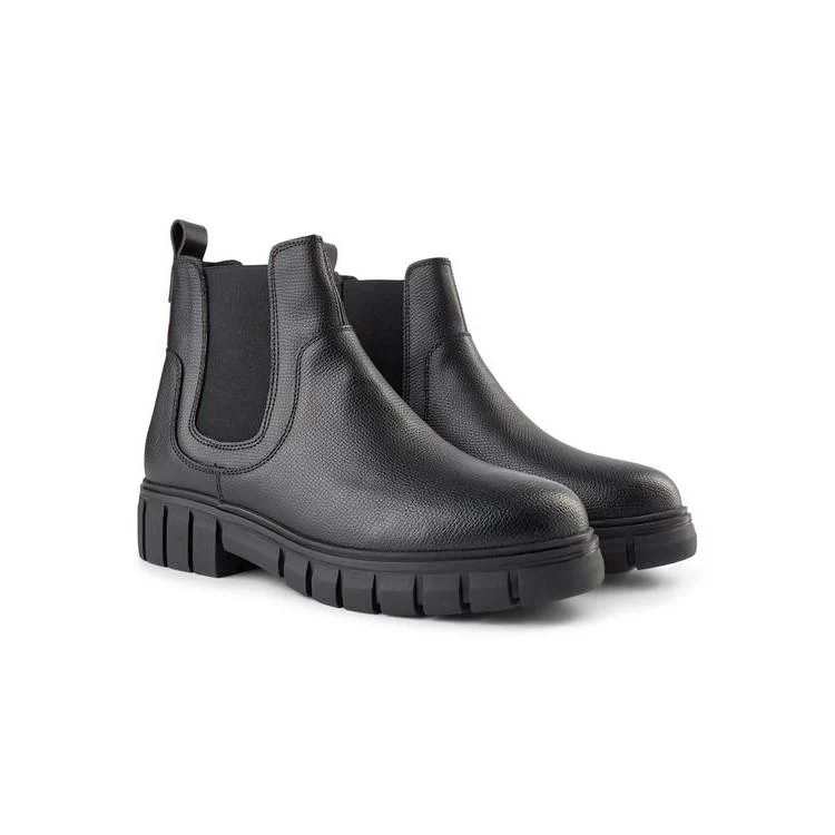 Rebel Chelsea Warm Leather Boot (Black) - Image 2