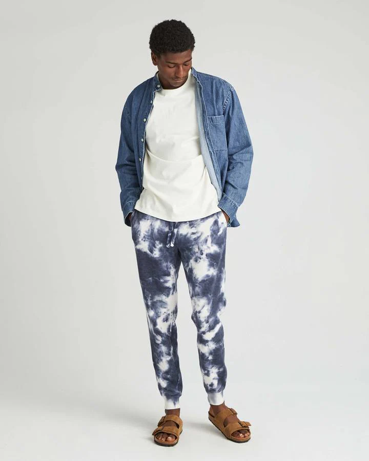 Recycled Fleece Sweatpant (Blue Storm) - Image 5