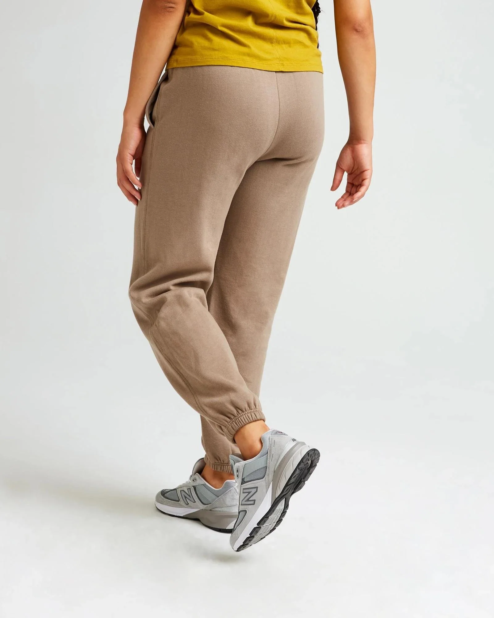Recycled Fleece Sweatpant (Washed Grey) - Image 3