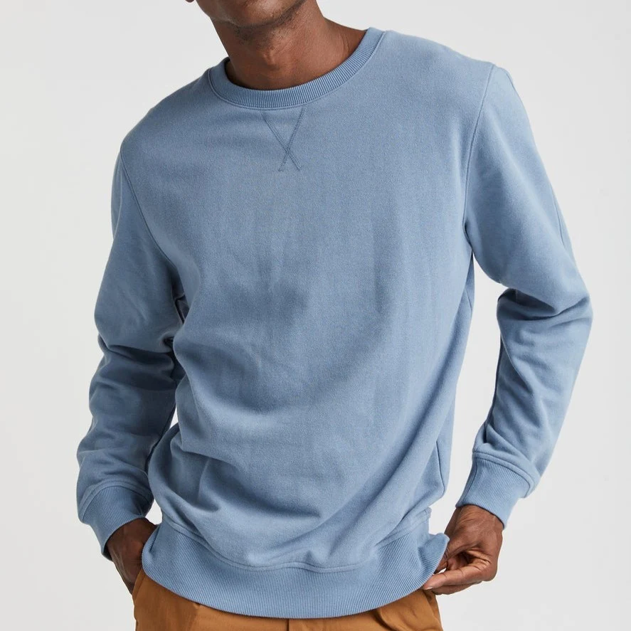 Recycled Fleece Sweatshirt (Blue Mirage)