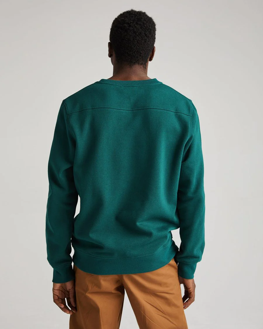 Recycled Fleece Sweatshirt (Green Garden) - Image 3