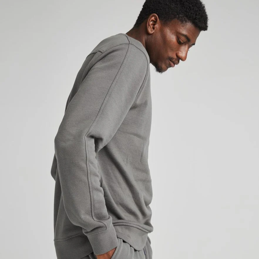 Recycled Fleece Sweatshirt (Gunmetal) - Image 2
