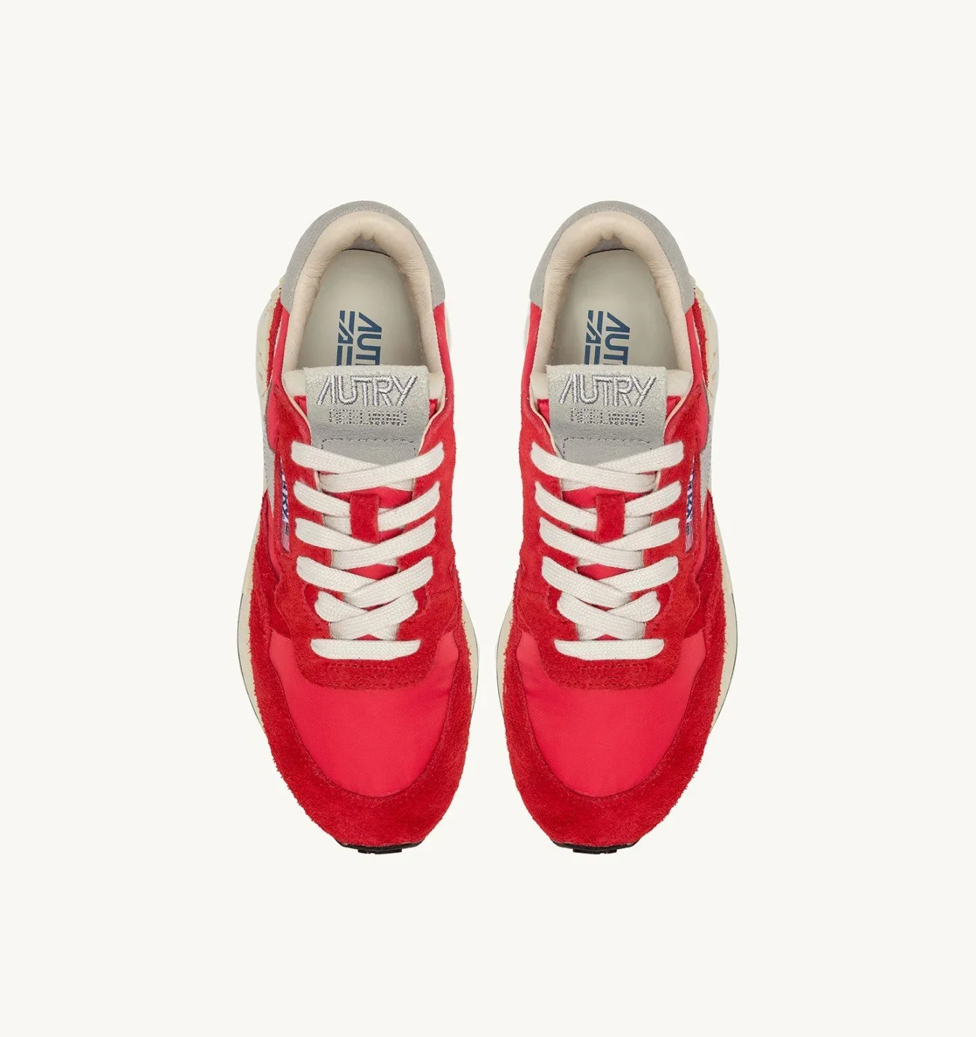 Reelwind Low Sneaker (Red Nylon Suede) - Image 4