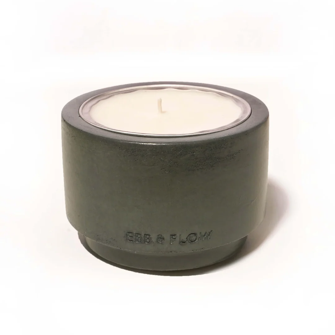 Refillable Concrete Candle Vessel - Image 3