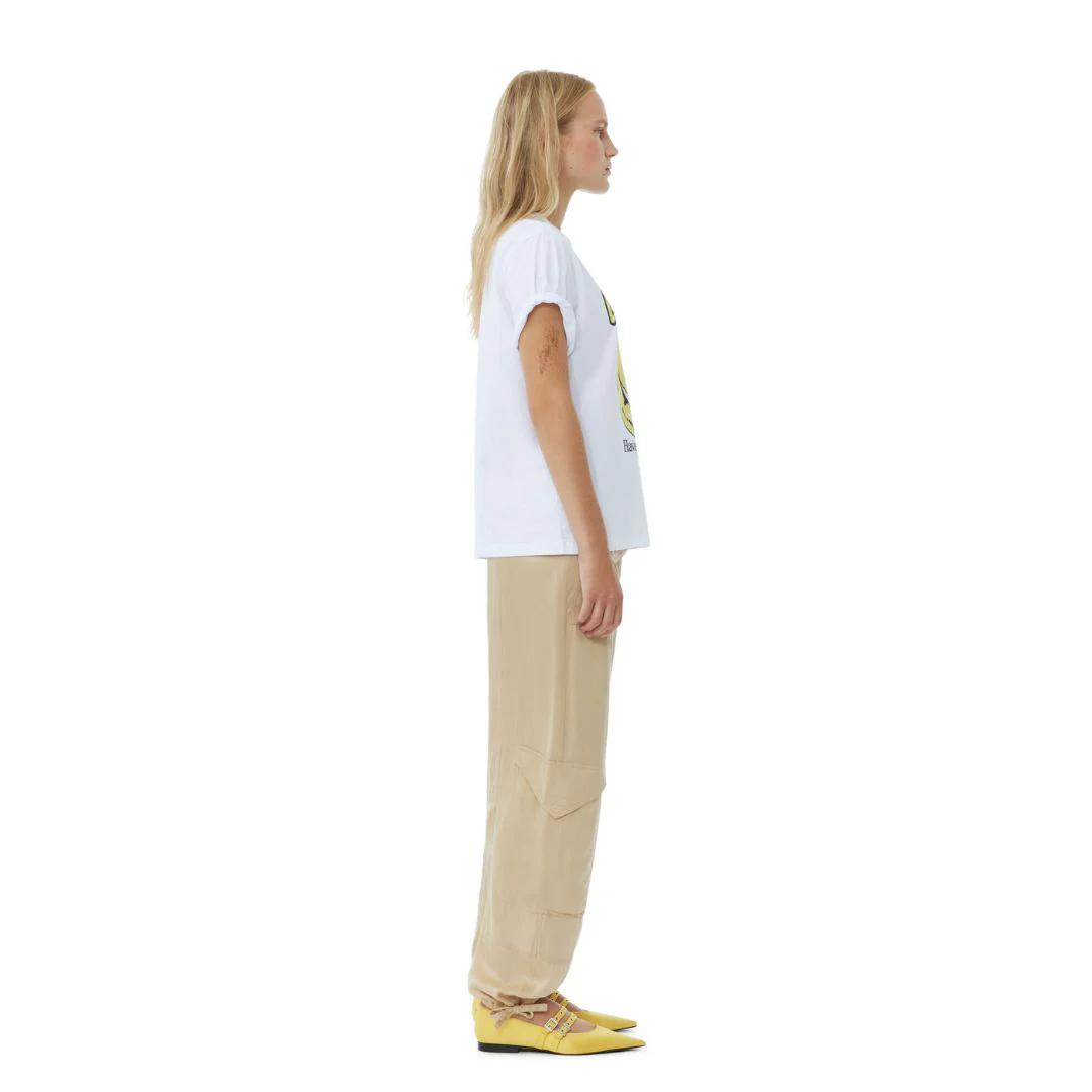 Relaxed Banana T-Shirt (Bright White) - Image 3