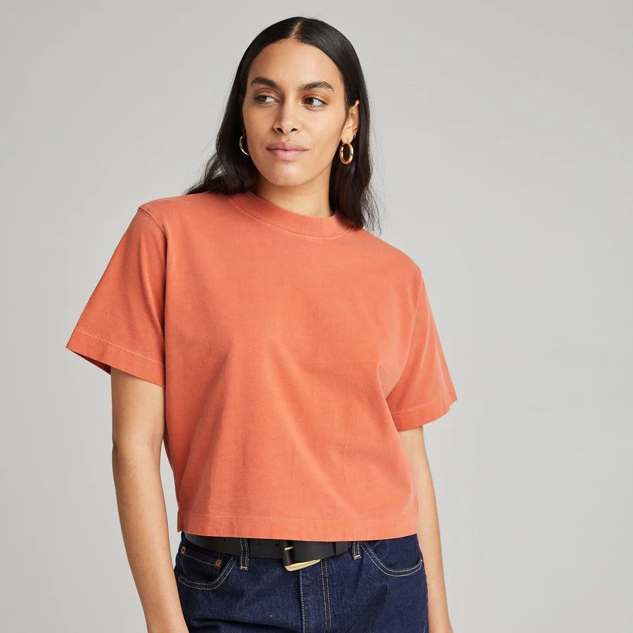 Relaxed Crop Tee (Redwood) - Image 2