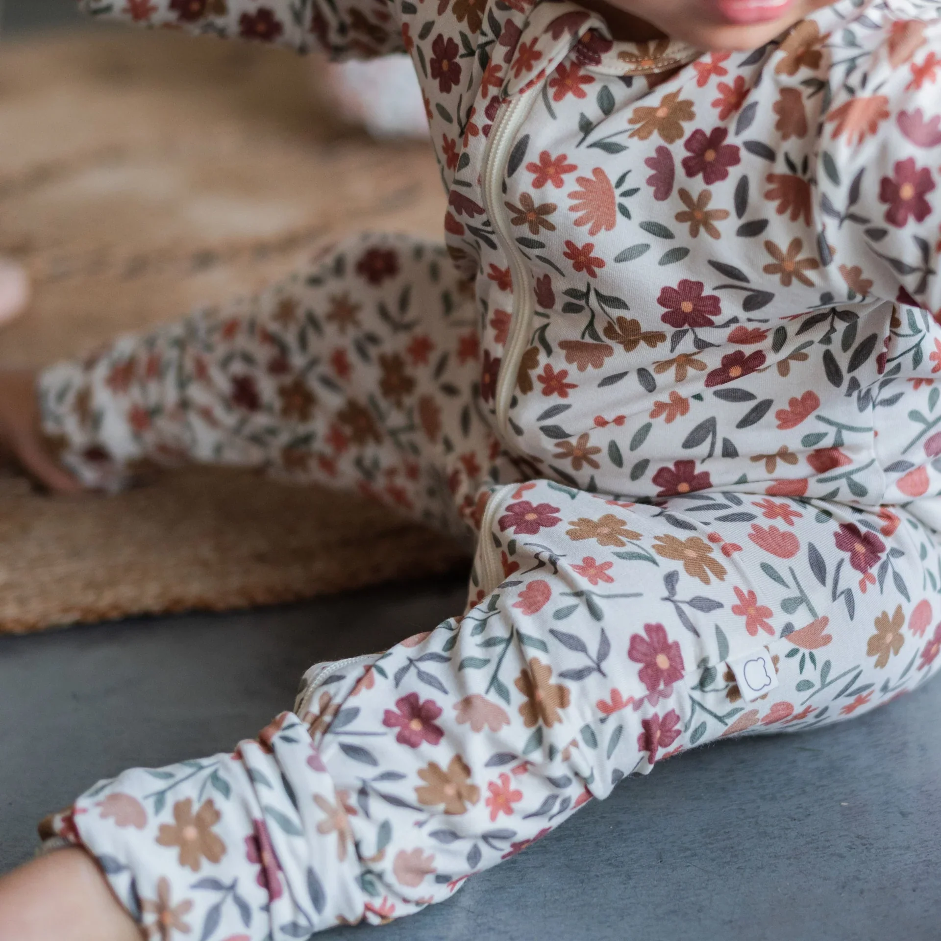 Fall Floral Bamboo Sleeper - Image 2