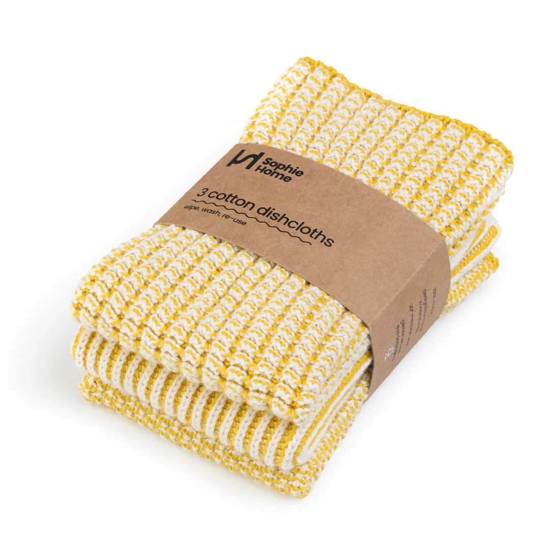 Reusable Textured Dishcloths | Set of 3