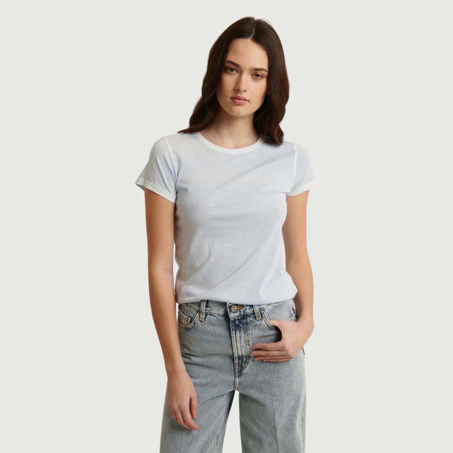 Reverse Spray Pima Cotton T-Shirt - Image 2