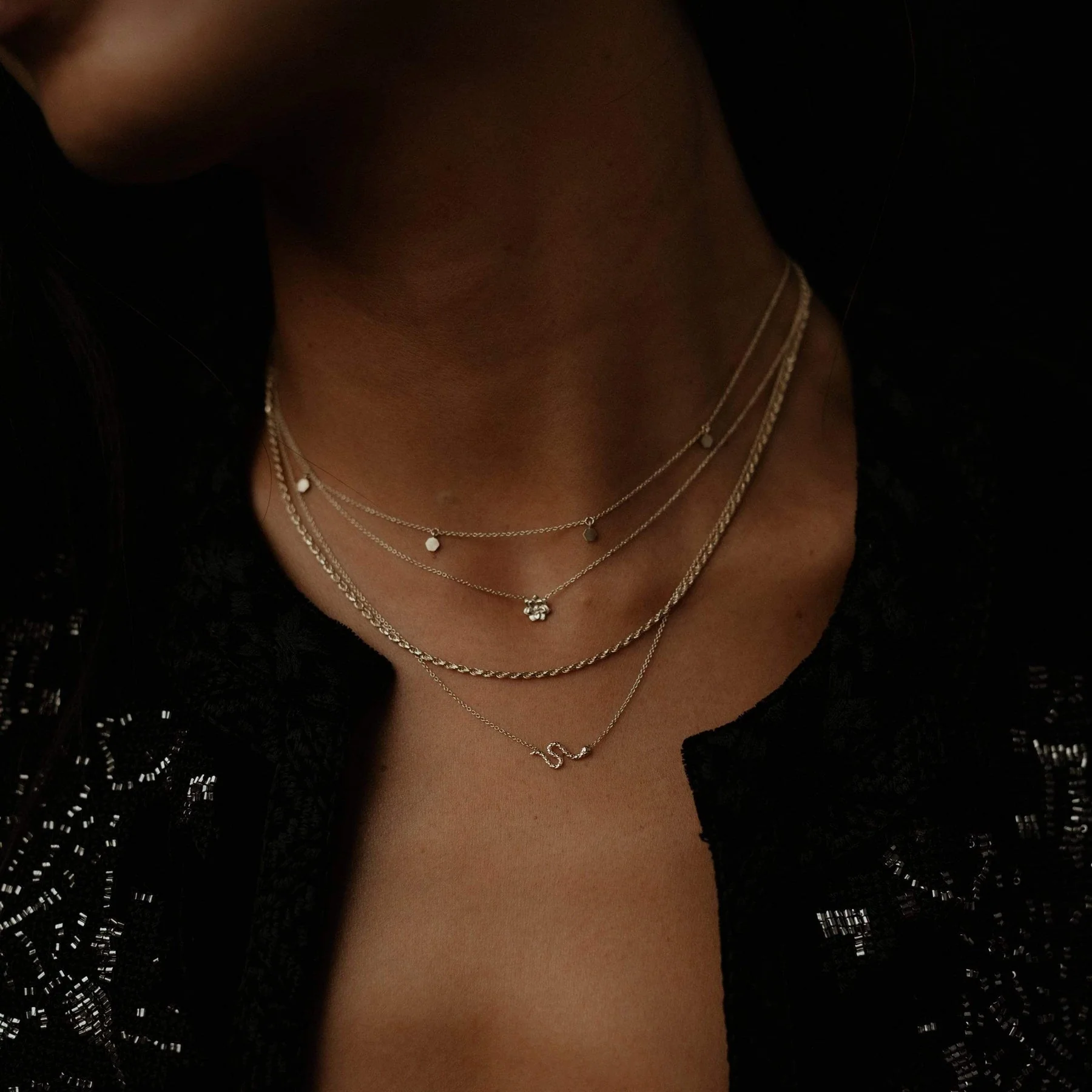 Revival Snake Necklace (14K Gold) - Image 2