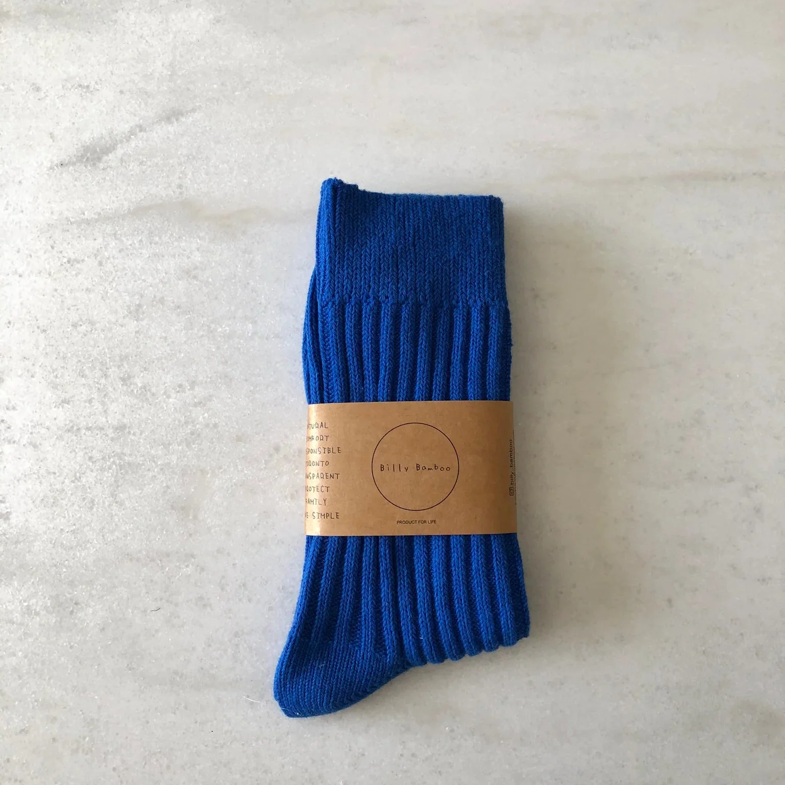 Ribbed Cotton High Socks - Image 4