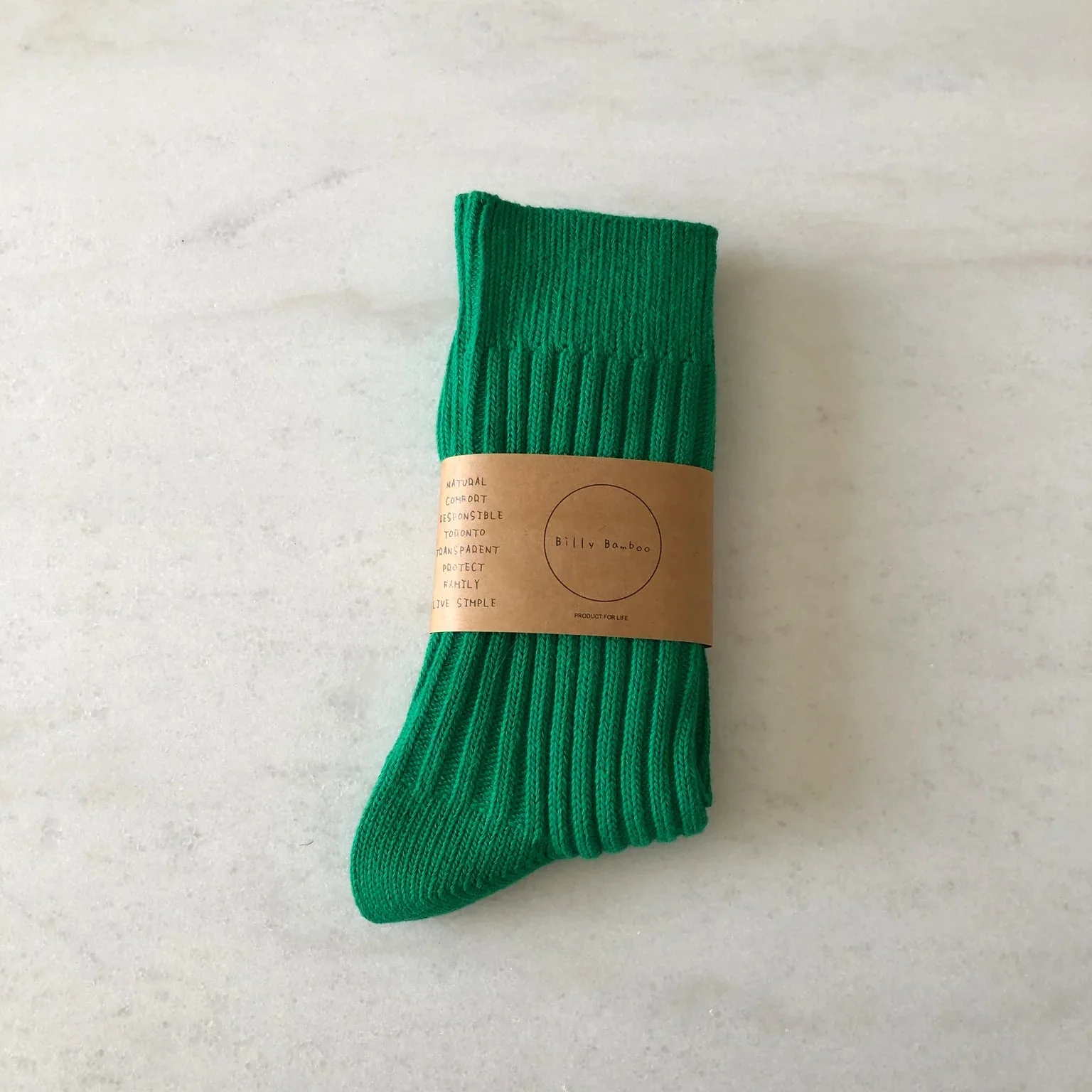 Ribbed Cotton High Socks - Image 5
