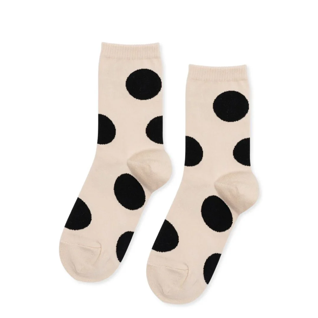 Rie Crew Socks (Blush)