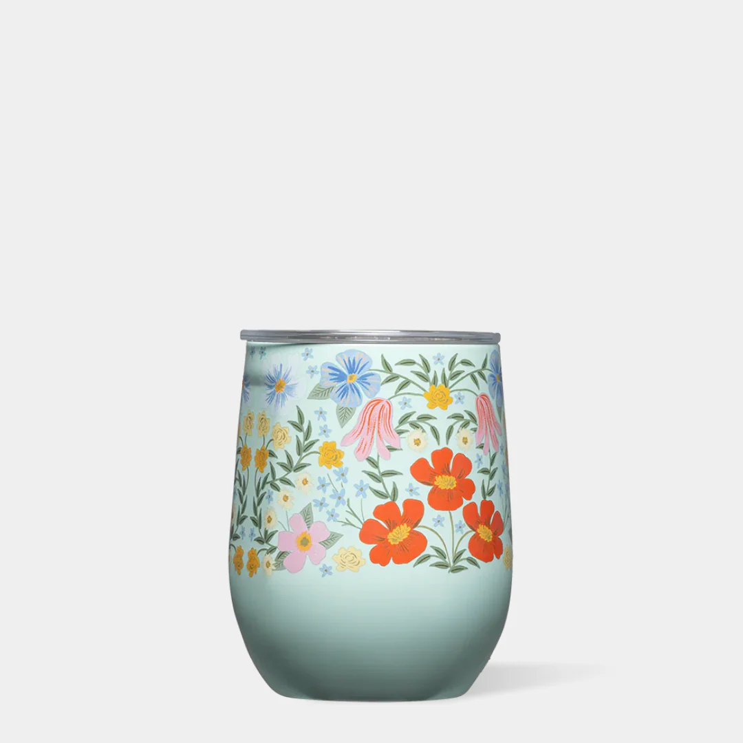 Rifle Paper Co. 12oz Stemless Wine Cup (Bramble)