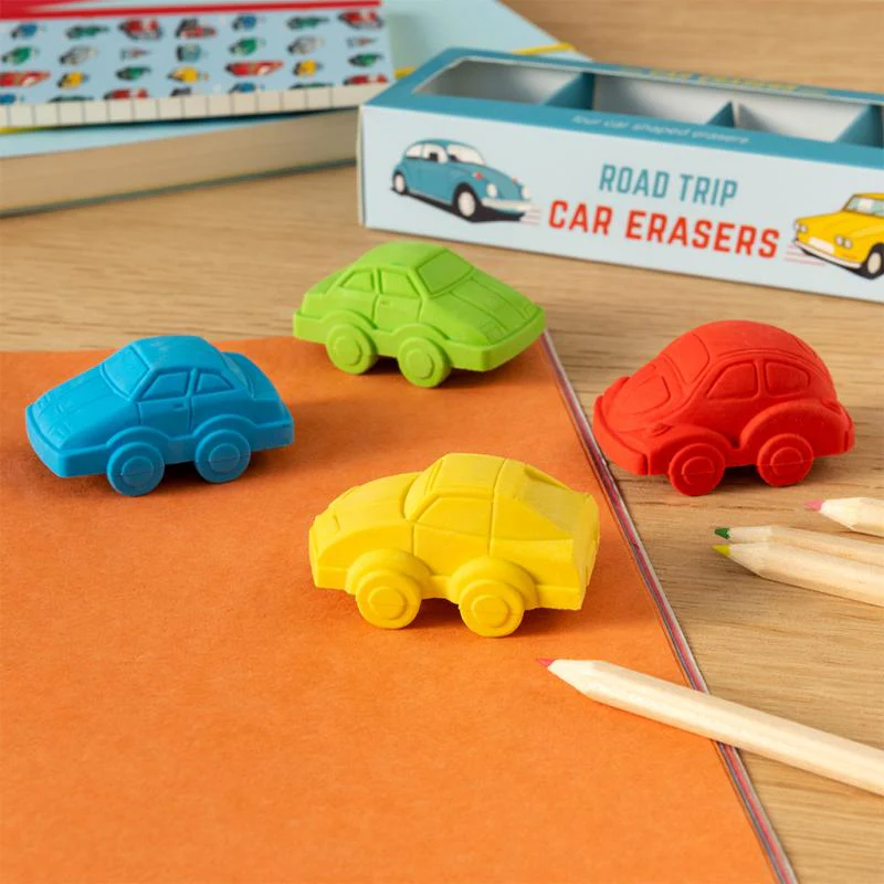 Road Trip Car Erasers (Set of 4) - Image 3