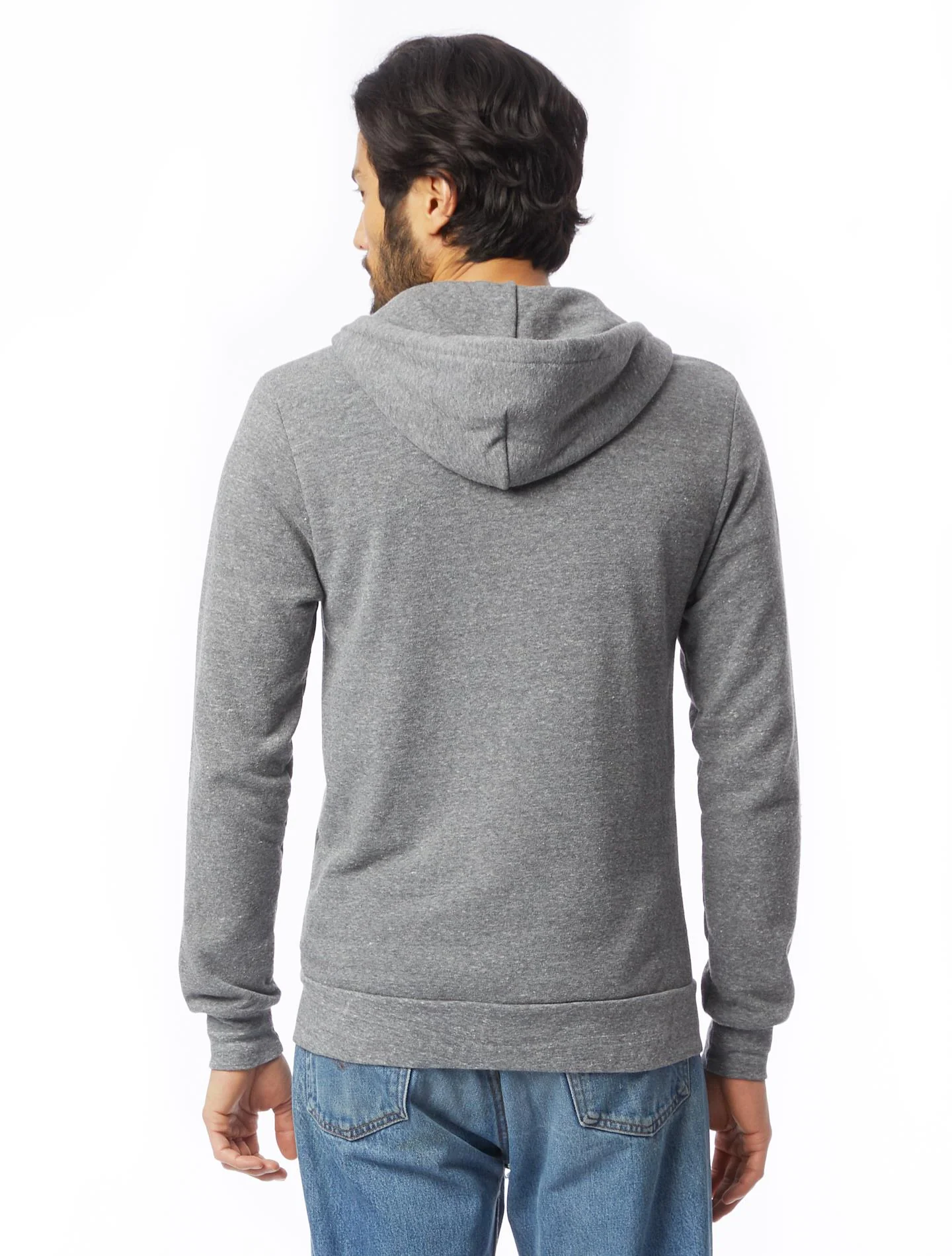 Rocky Fleece Zip Hoodie (Eco Grey) - Image 5
