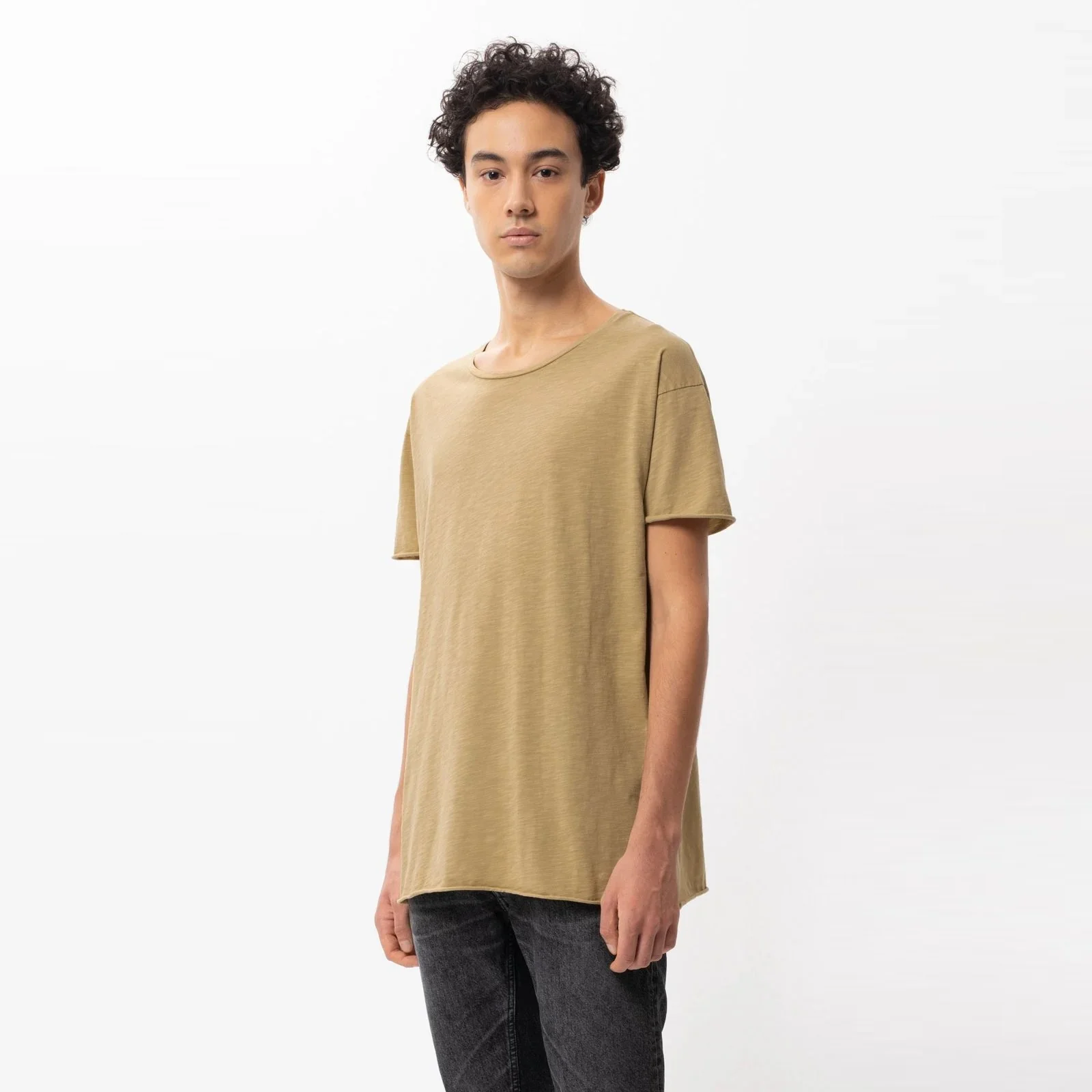 Roger Slub Tee (Oat) - Image 2