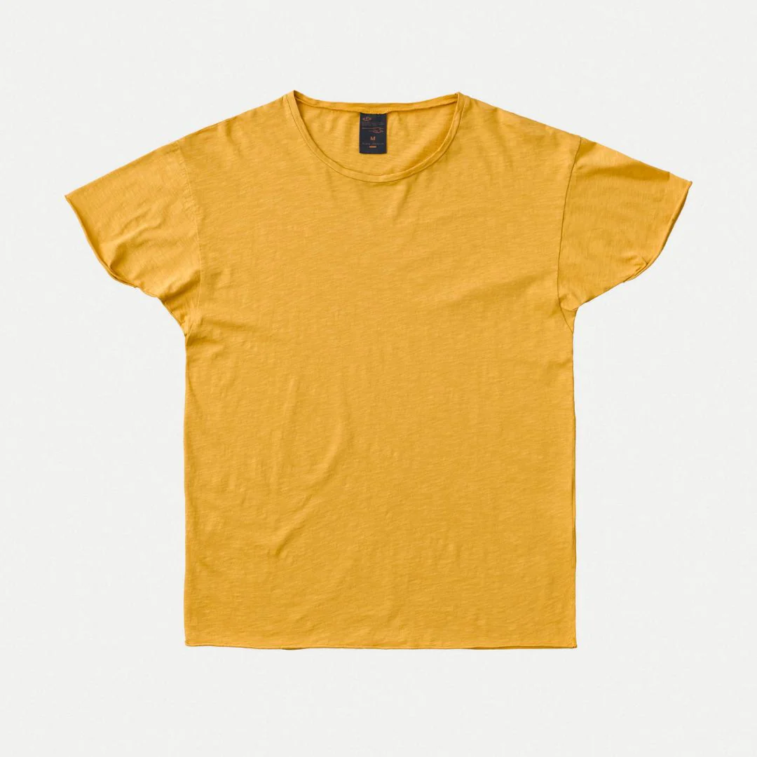 Roger Slub Tee (Saffron) - Image 2