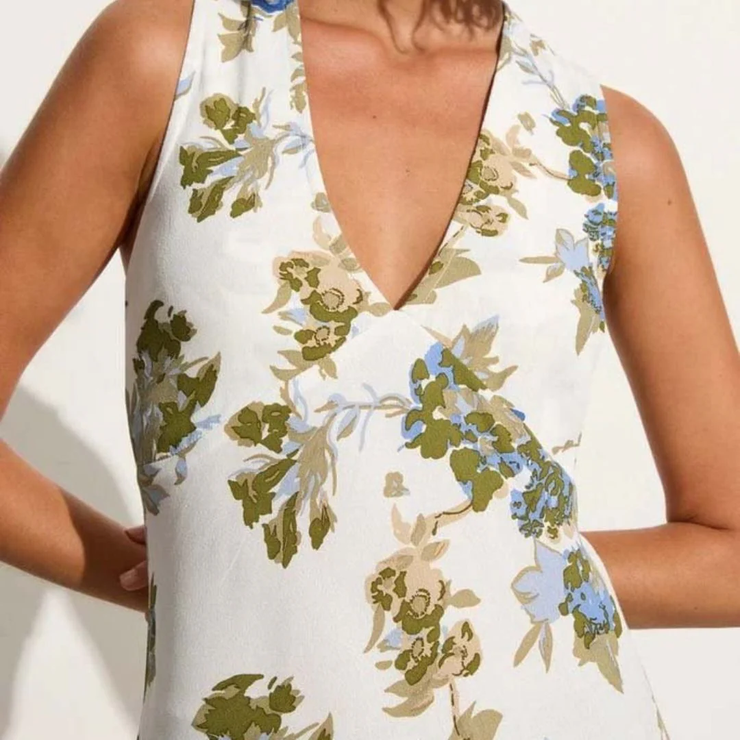 Romi Midi Dress (Escala Floral Ivory) - Image 3