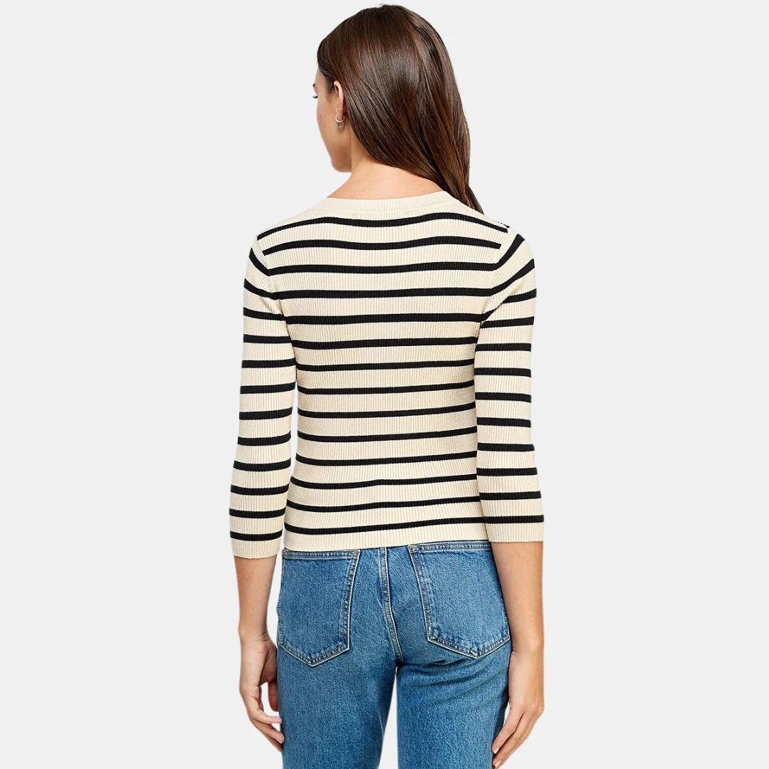 Round Neck Side Split Top (Multi) - Image 2