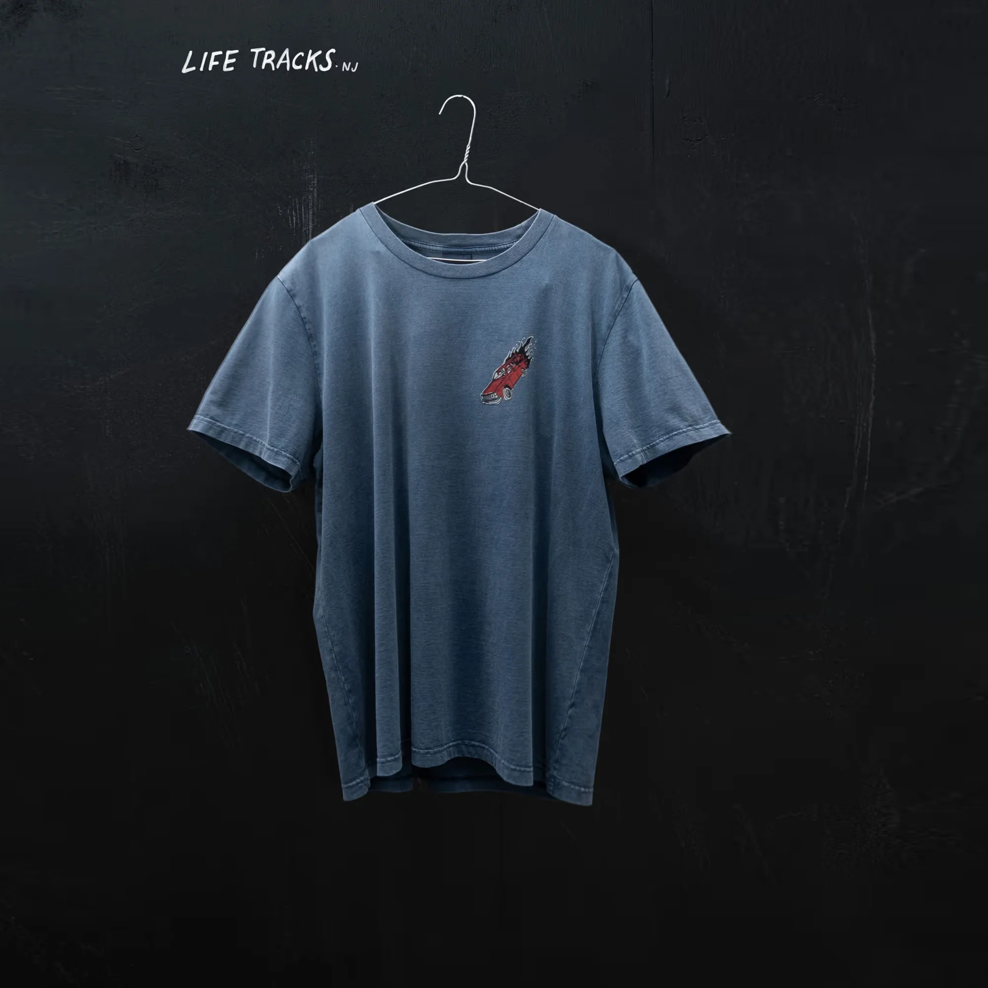Roy Basement Tracks T-Shirt (Blue)