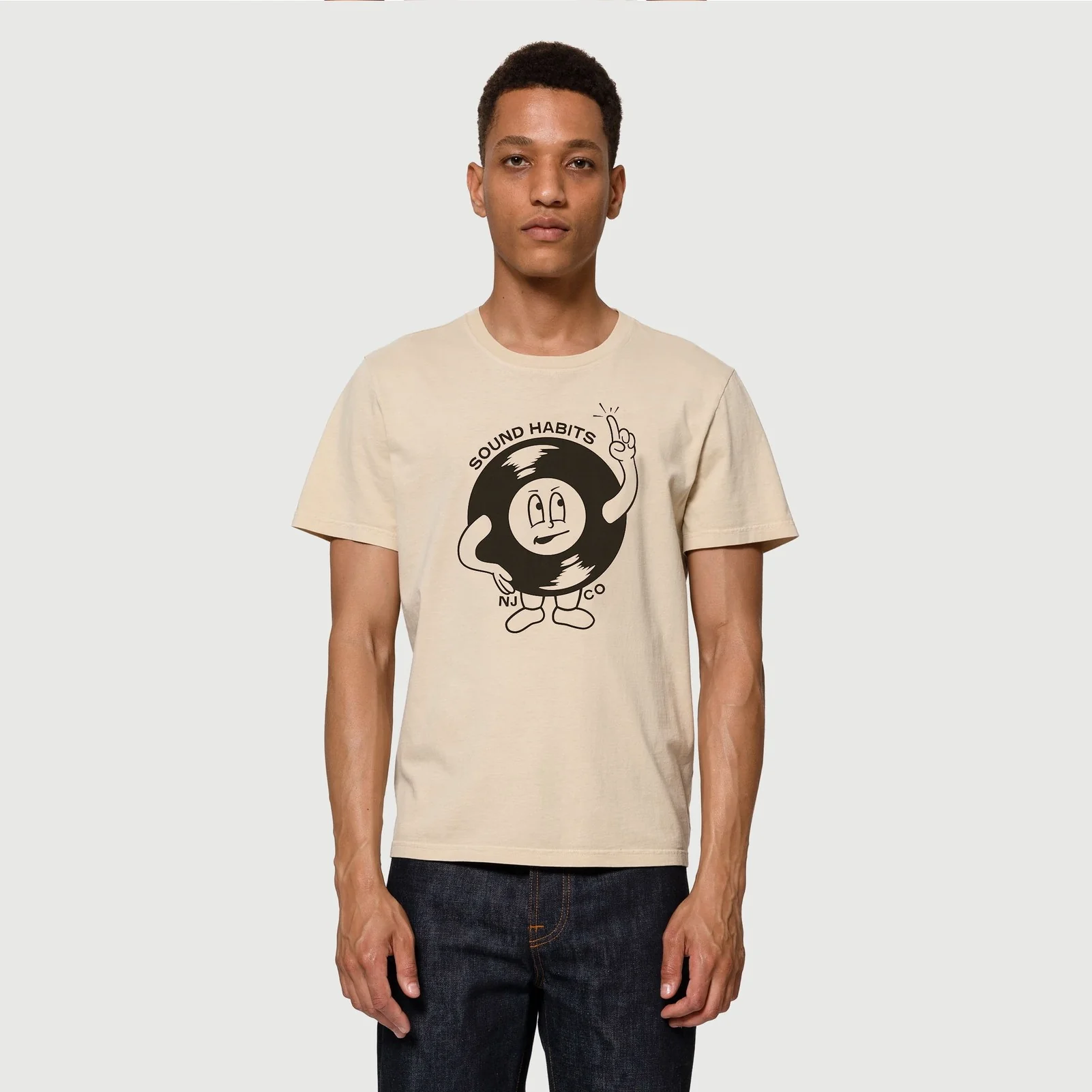 Roy Sound Habits Tee (Cream) - Image 2